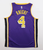 Dalton Knecht Signed Lakers Jordan Authentic Jersey (JSA) at PristineAuction.com