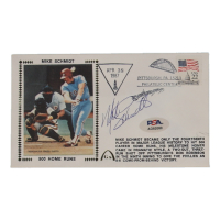 Mike Schmidt Signed Phillies 1987 FDC Envelope (PSA) at PristineAuction.com