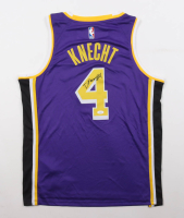 Dalton Knecht Signed Lakers Jordan Authentic Jersey (JSA) at PristineAuction.com