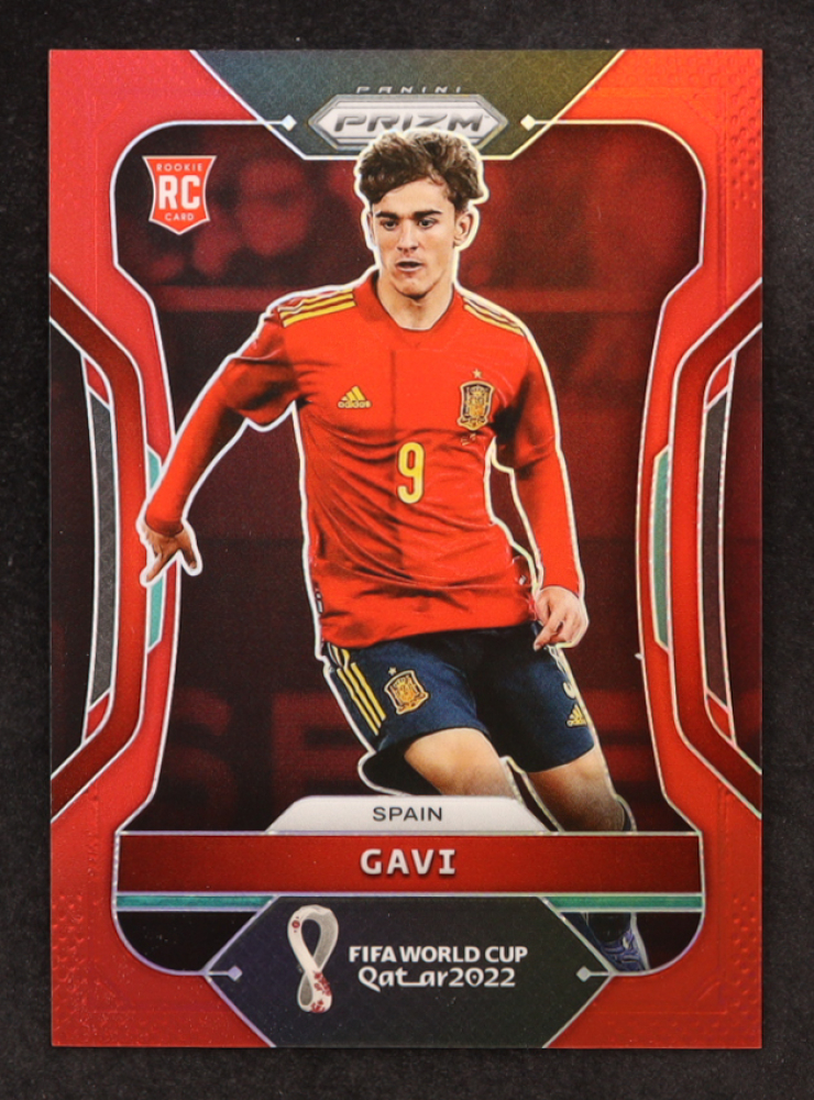 Gavi 2022 Panini Prizm World Cup Prizms Red #223 RC #127/399
