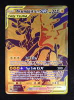 Pikachu & Zekrom 2021 Pokemon GX Tag Team Full Art Black Star Promo #SM248 at PristineAuction.com