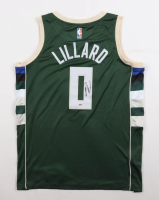 Damian Lillard Signed Bucks Nike Authentic Jersey (PSA) at PristineAuction.com
