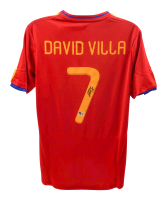 David Villa Signed Spain National Team Nike Authentic Jersey (Beckett) at PristineAuction.com