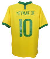 Neymar Jr. Signed Brazil National Team Nike Authentic Jersey (Beckett) at PristineAuction.com