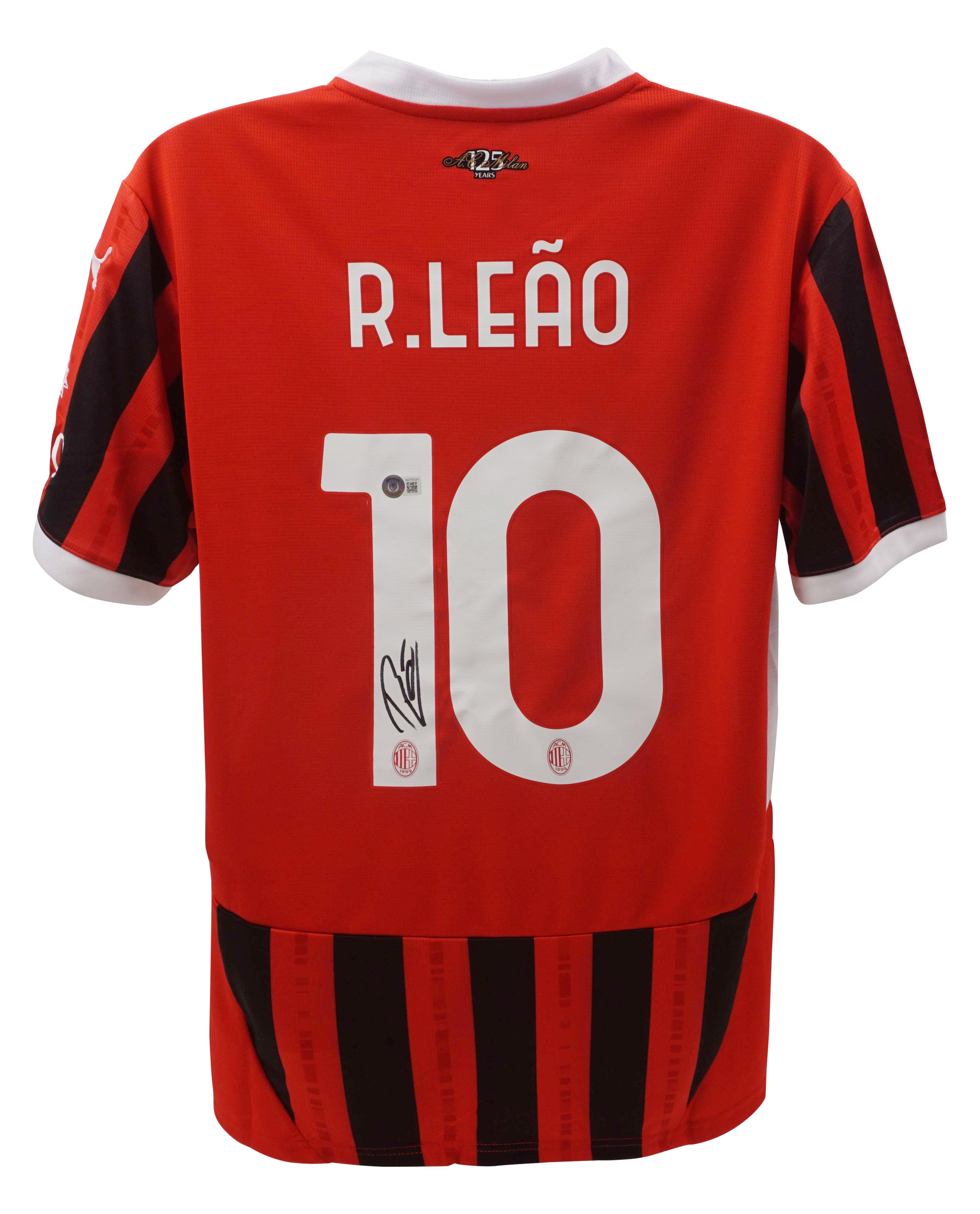 Rafael Leao Signed AC Milan Puma Authentic Jersey (Beckett) at PristineAuction.com Rafael Leao Signed AC Milan Puma Authentic Jersey (Beckett) at PristineAuction.com