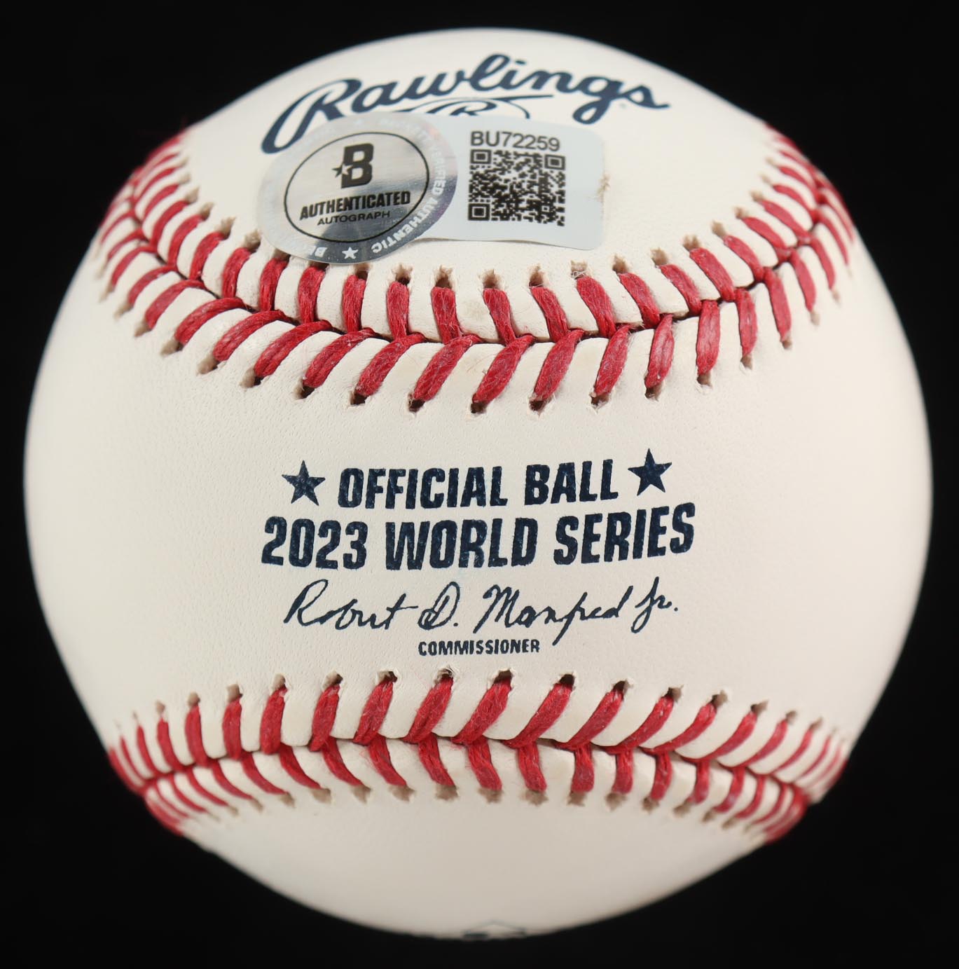 Bruce Bochy Signed 2023 World Series Baseball Inscribed "23 WS Champs" (Beckett) at PristineAuction.com Bruce Bochy Signed 2023 World Series Baseball Inscribed "23 WS Champs" (Beckett) at PristineAuction.com