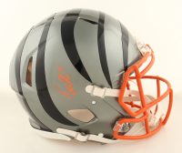 Tee Higgins Signed Bengals Full-Size Authentic On-Field Flash Alternate Speed Helmet (Beckett) at PristineAuction.com