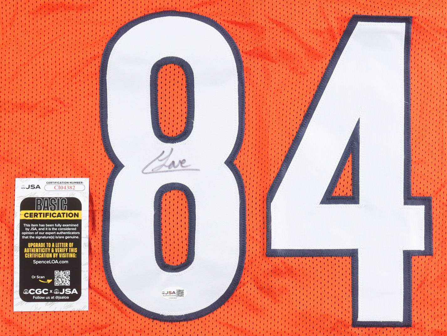 Colston Loveland Signed Jersey (JSA) at PristineAuction.com Colston Loveland Signed Jersey (JSA) at PristineAuction.com