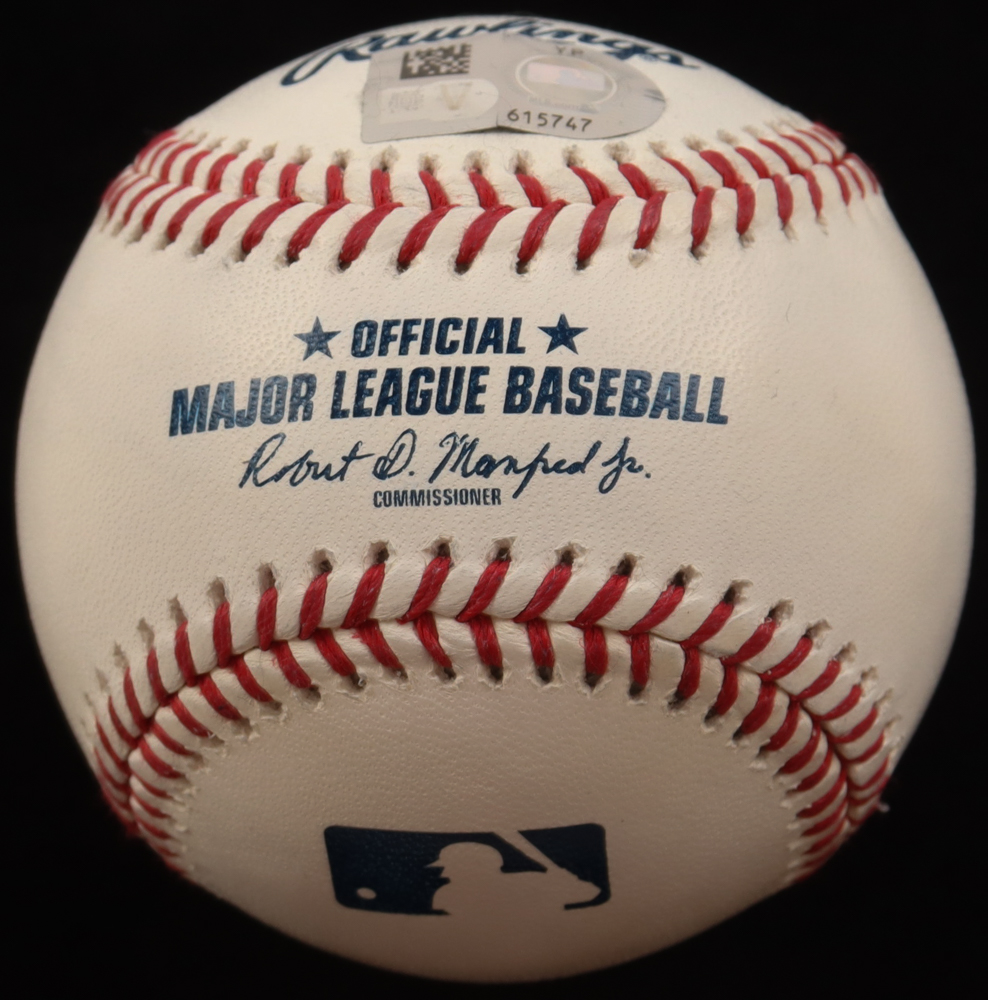 Dustin May Signed OML Baseball Inscribed "MLB Debut 8.2.19" (MLB & Fanatics) at PristineAuction.com Dustin May Signed OML Baseball Inscribed "MLB Debut 8.2.19" (MLB & Fanatics) at PristineAuction.com