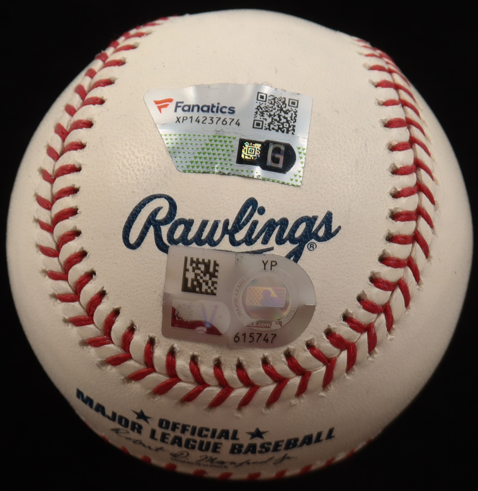 Dustin May Signed OML Baseball Inscribed "MLB Debut 8.2.19" (MLB & Fanatics) at PristineAuction.com Dustin May Signed OML Baseball Inscribed "MLB Debut 8.2.19" (MLB & Fanatics) at PristineAuction.com