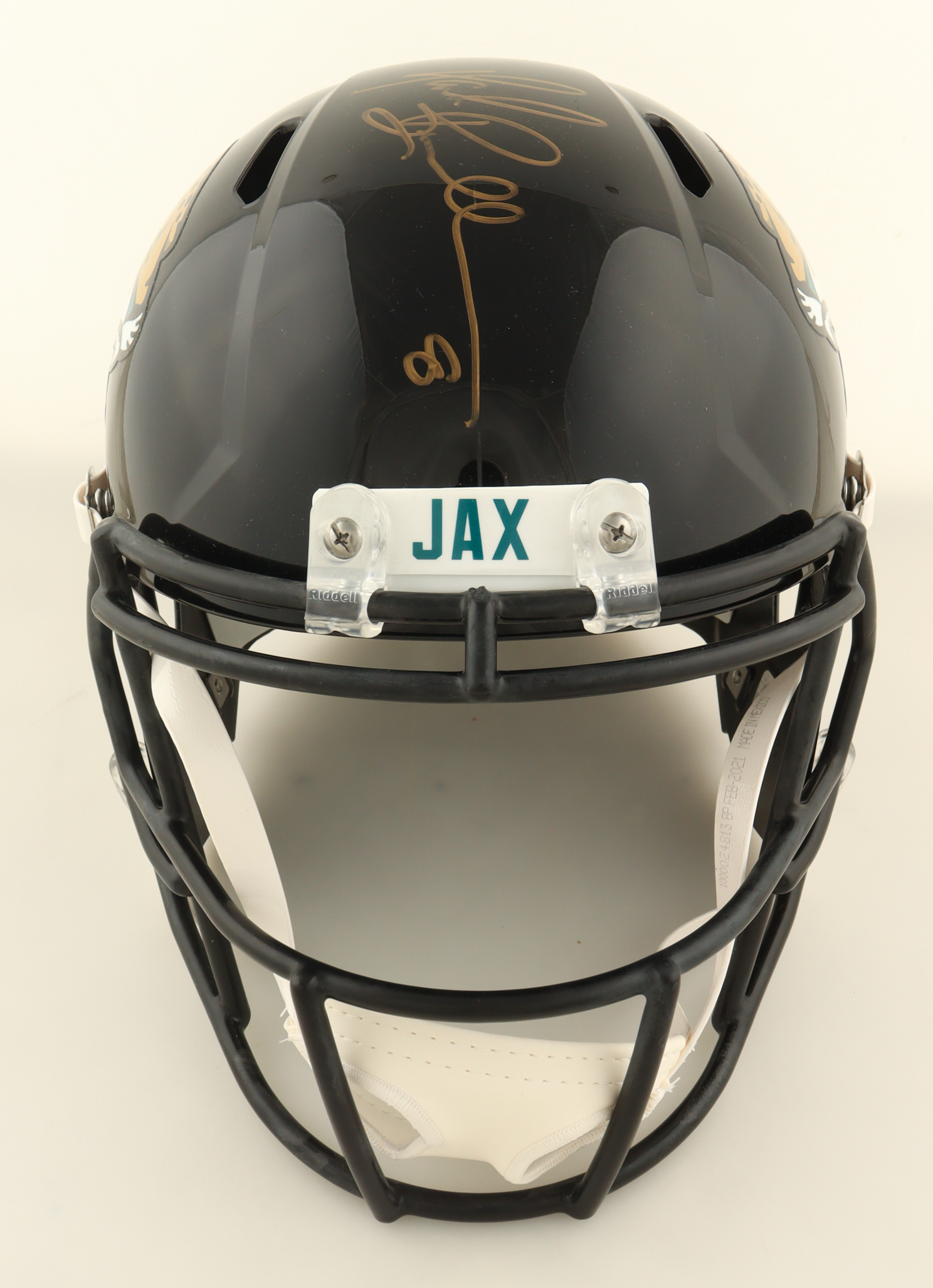 Mark Brunell Signed Jaguars Full-Size Speed Helmet (Radtke) at PristineAuction.com Mark Brunell Signed Jaguars Full-Size Speed Helmet (Radtke) at PristineAuction.com