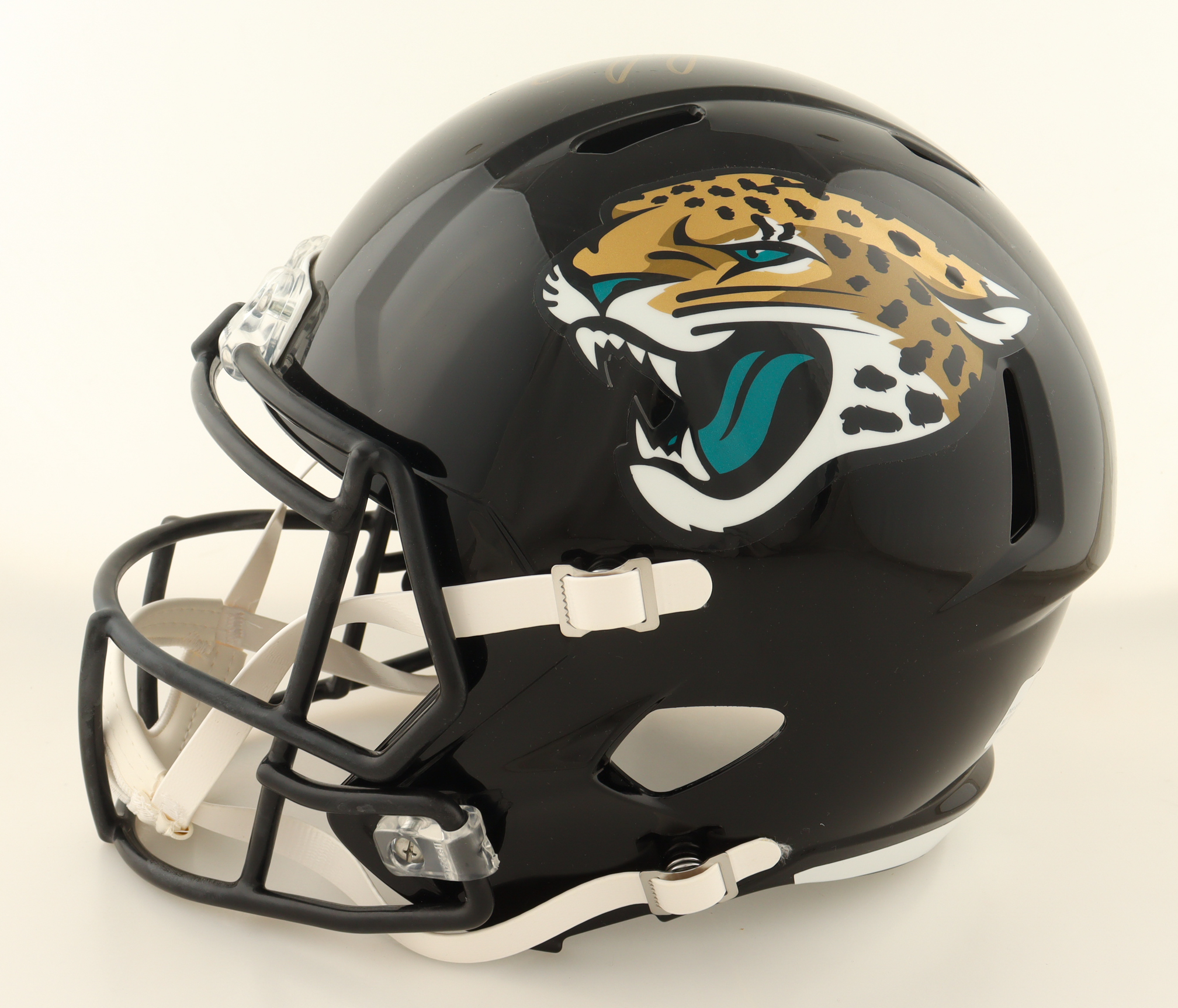 Mark Brunell Signed Jaguars Full-Size Speed Helmet (Radtke) at PristineAuction.com Mark Brunell Signed Jaguars Full-Size Speed Helmet (Radtke) at PristineAuction.com