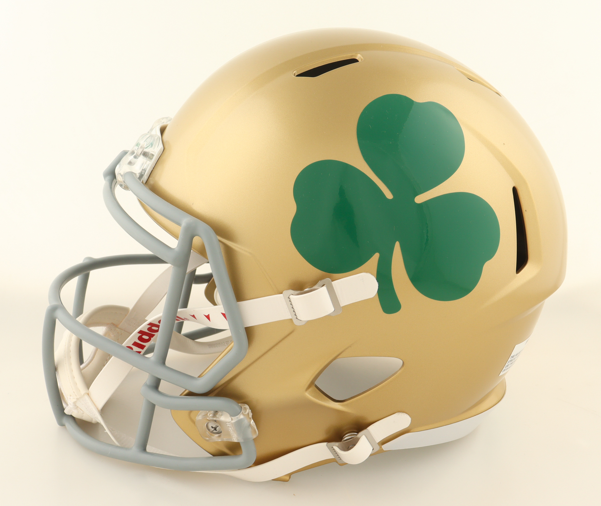 Michael Mayer Signed Notre Dame Fighting Irish Full-Size Speed Helmet Inscribed "Baby Gronk" & "Play Like A Champion" (Beckett) at PristineAuction.com Michael Mayer Signed Notre Dame Fighting Irish Full-Size Speed Helmet Inscribed "Baby Gronk" & "Play Like A Champion" (Beckett) at PristineAuction.com