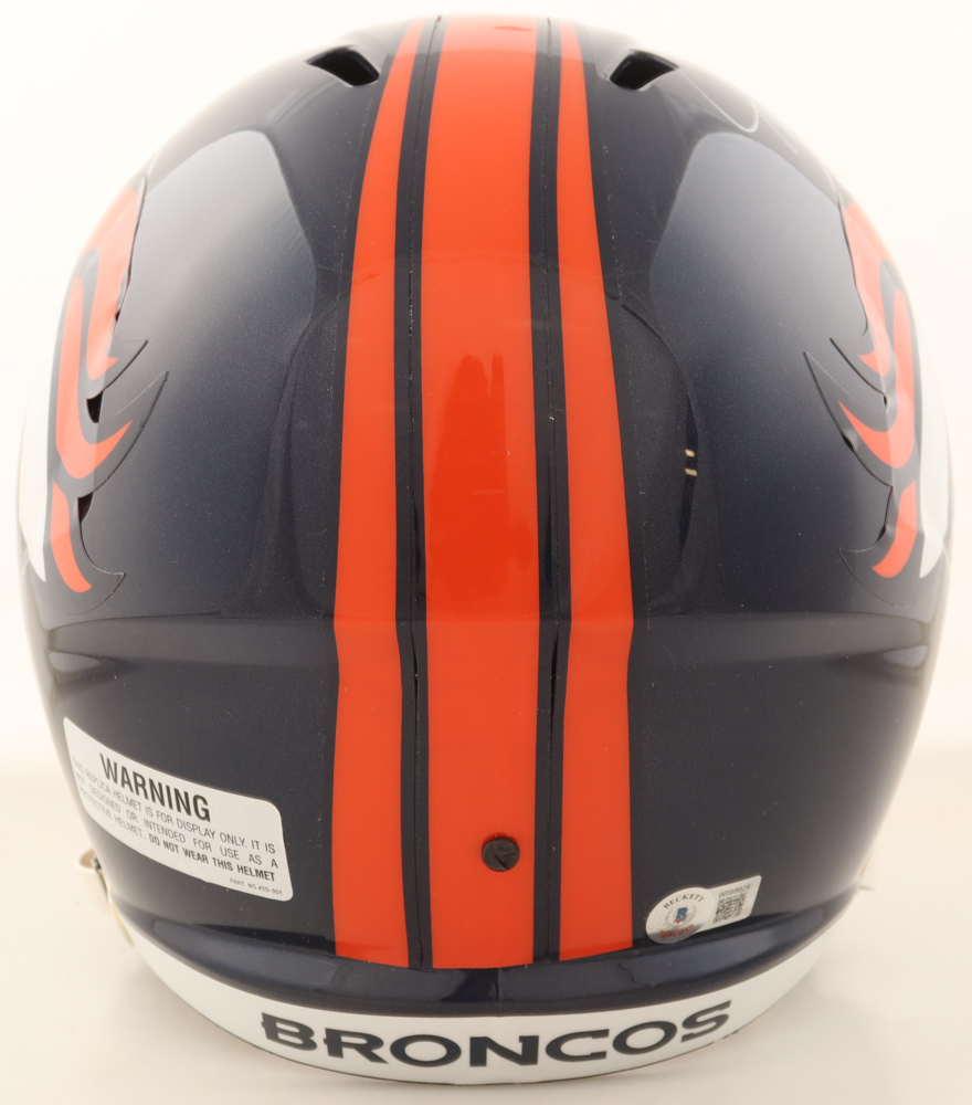 Javonte Williams Signed Broncos Full-Size Speed Helmet (Beckett) at PristineAuction.com Javonte Williams Signed Broncos Full-Size Speed Helmet (Beckett) at PristineAuction.com