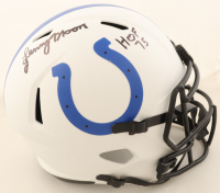 Lenny Moore Signed Colts Full-Size Lunar Eclipse Alternate Speed Helmet Inscribed "HOF 75" (Schwartz) at PristineAuction.com