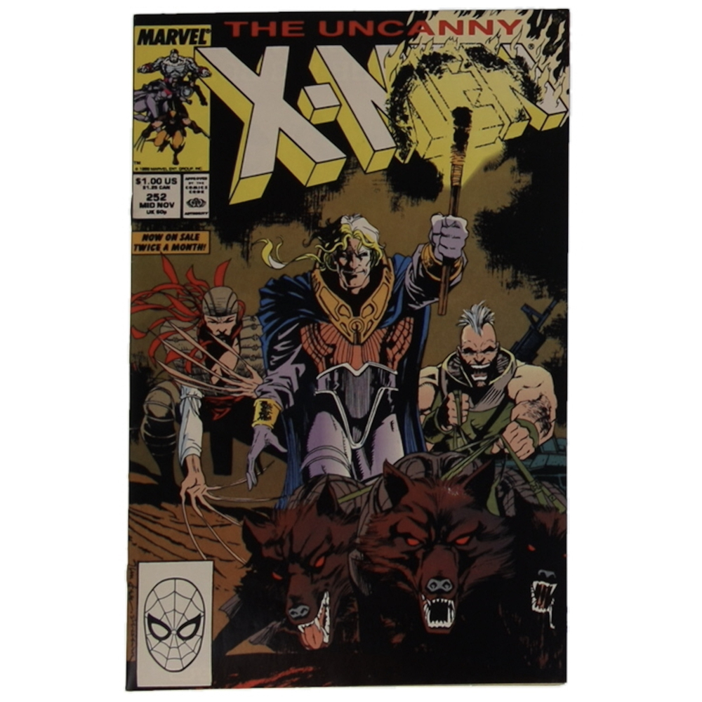 1989 "The Uncanny X-Men" Issue #252 Marvel Comic Book at PristineAuction.com