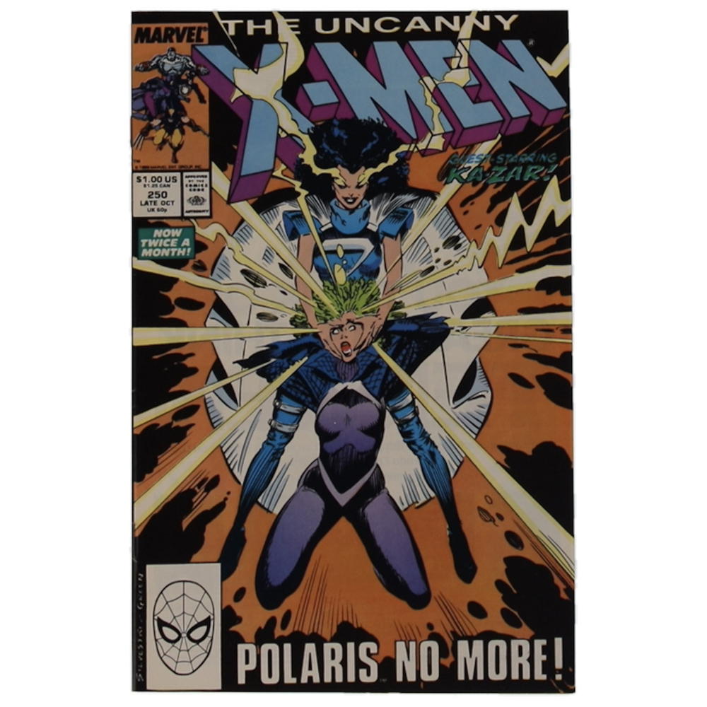 1989 "The Uncanny X-Men" Issue #250 Marvel Comic Book at PristineAuction.com