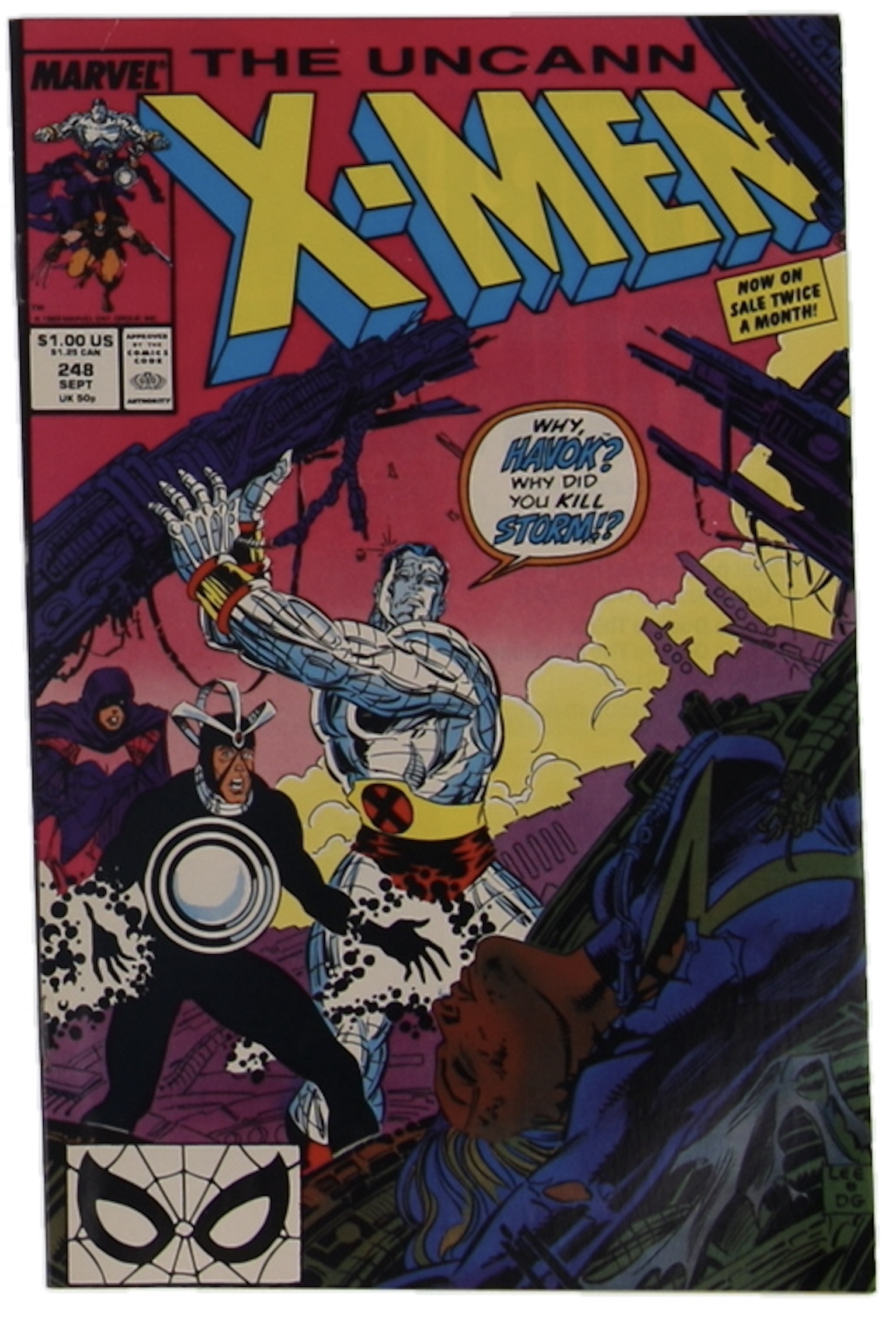 1989 "The Uncanny X-Men" Issue #248 Marvel Comic Book at PristineAuction.com 1989 "The Uncanny X-Men" Issue #248 Marvel Comic Book at PristineAuction.com