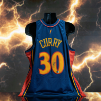 Stephen Curry Signed Warriors 2009-10 Mitchell & Ness Rookie Style Jersey (Beckett) at PristineAuction.com