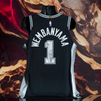 Victor Wembanyama Signed Spurs Nike Authentic Jersey with Hand-Drawn Sketch (Fanatics) at PristineAuction.com