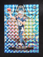 Drake Maye 2024 Panini Mosaic Mosaic Reactive Blue #303 RC at PristineAuction.com