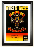 1987 "Guns N' Roses" New Orleans Custom Framed Concert Poster Display at PristineAuction.com
