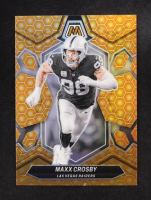 Maxx Crosby 2024 Panini Mosaic Honeycomb #118 at PristineAuction.com