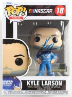 Kyle Larson Signed NASCAR #16 Funko Pop! Vinyl Figure (PA) at PristineAuction.com