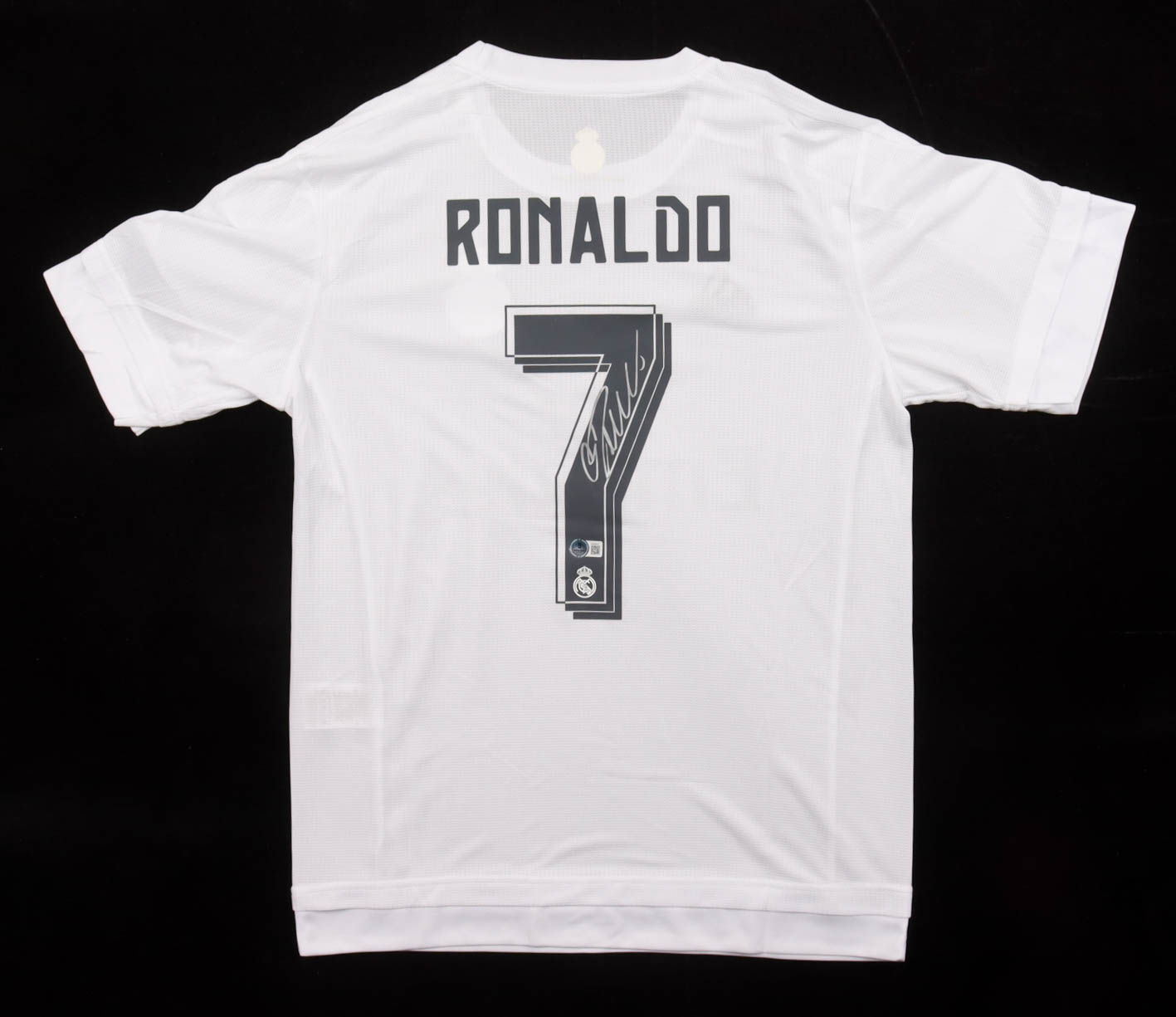 Cristiano Ronaldo Signed Real Madrid Adidas Authentic Jersey (Beckett) at PristineAuction.com Cristiano Ronaldo Signed Real Madrid Adidas Authentic Jersey (Beckett) at PristineAuction.com