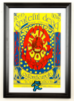 1966 "Grateful Dead" Avalon Ballroom Custom Framed Concert Poster Display with Grateful Dead Patch at PristineAuction.com