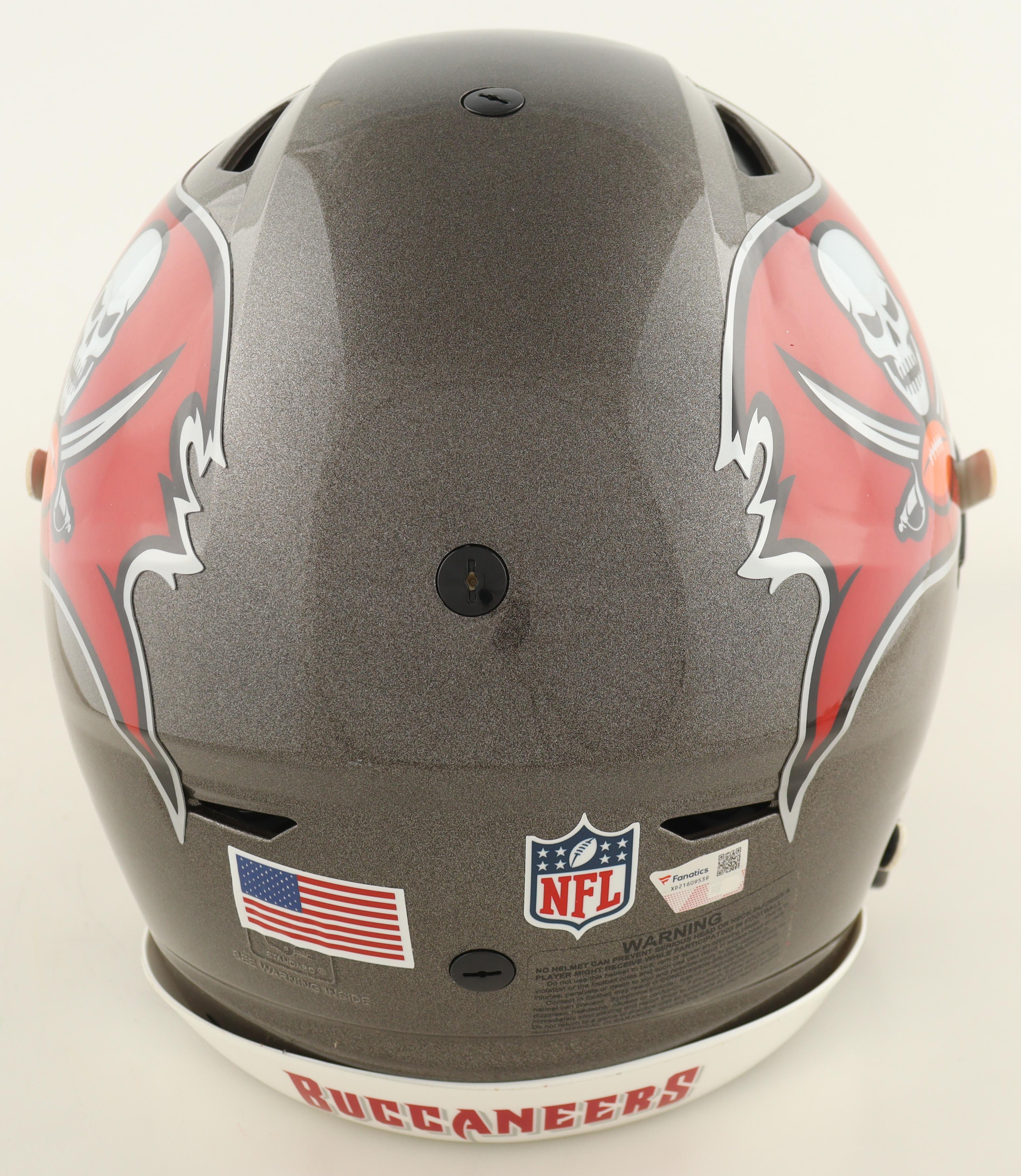 Tom Brady Signed Buccaneers Full-Size Authentic On-Field Speedflex Helmet (Fanatics) at PristineAuction.com Tom Brady Signed Buccaneers Full-Size Authentic On-Field Speedflex Helmet (Fanatics) at PristineAuction.com