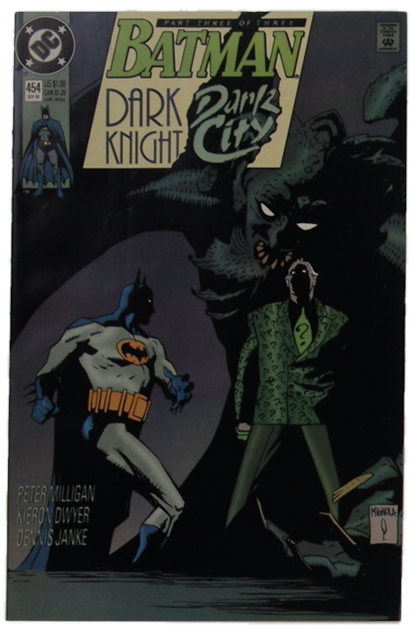 1990 "Batman" Issue #454 DC Comic Book at PristineAuction.com 1990 "Batman" Issue #454 DC Comic Book at PristineAuction.com