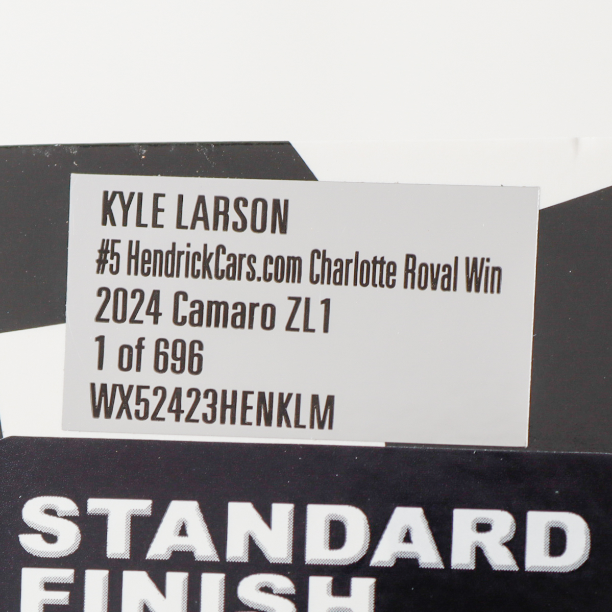 Kyle Larson Signed 2024 #5 HendrickCars.com Charlotte Roval Win Camaro ZL1 | 1:24 Diecast Car (PA) at PristineAuction.com Kyle Larson Signed 2024 #5 HendrickCars.com Charlotte Roval Win Camaro ZL1 | 1:24 Diecast Car (PA) at PristineAuction.com