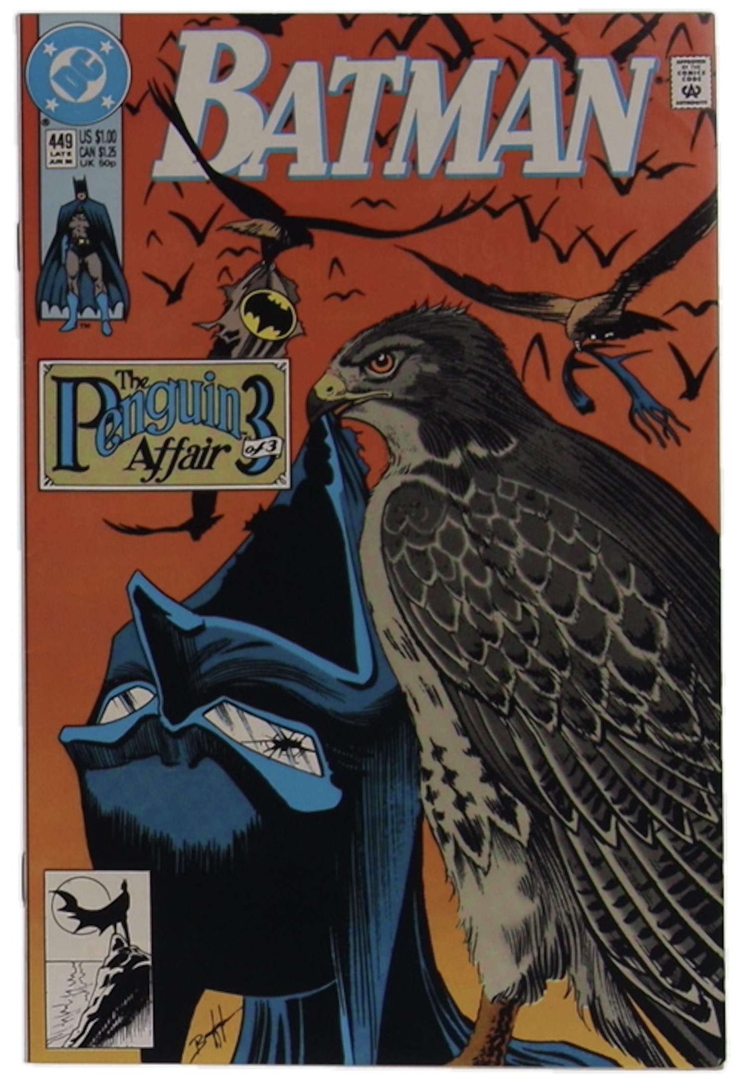 1990 "Batman" Issue #449 DC Comic Book at PristineAuction.com 1990 "Batman" Issue #449 DC Comic Book at PristineAuction.com