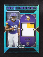 Dallas Turner 2024 Certified New Generation Jerseys Mirror Teal #22 #21/50 RC at PristineAuction.com