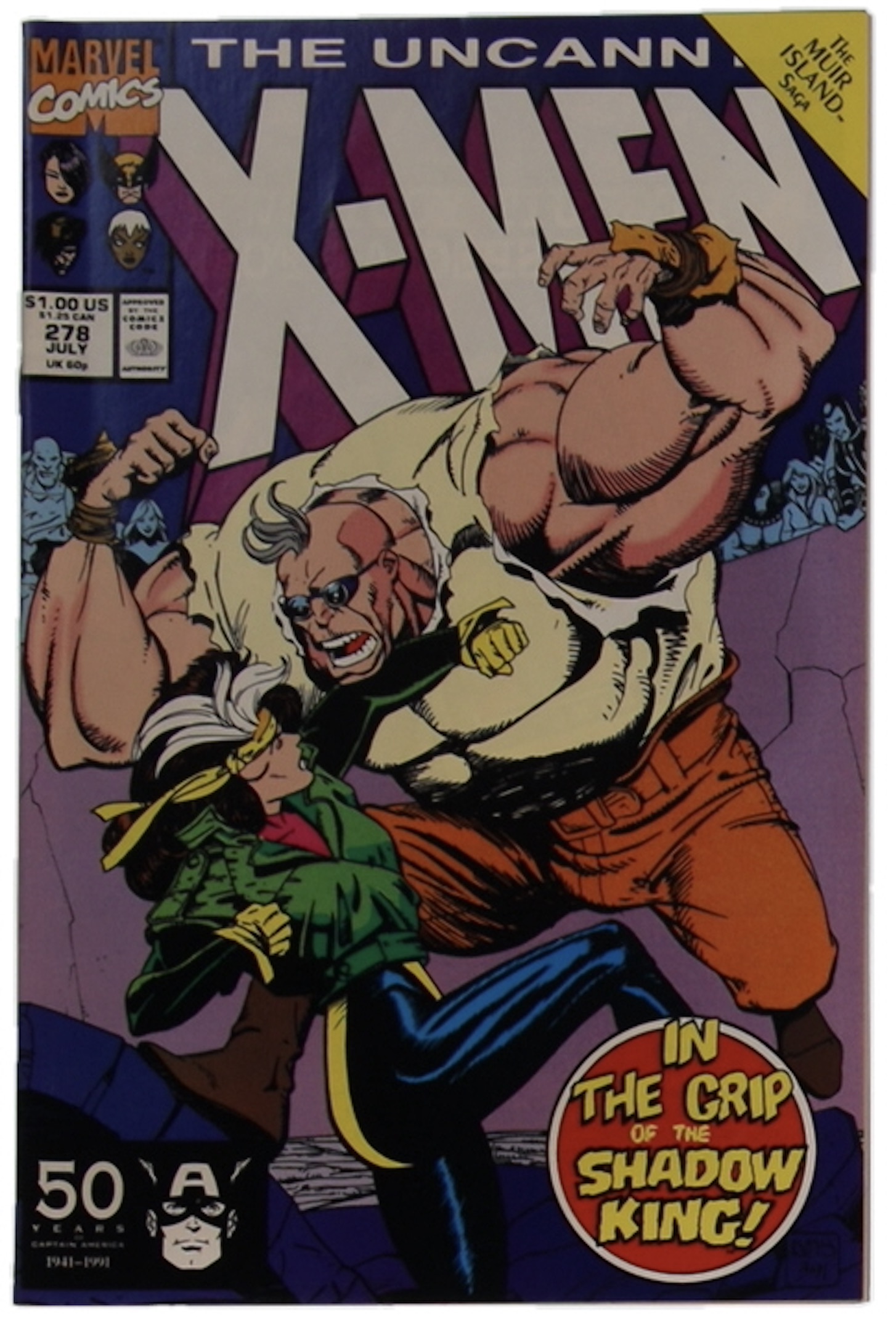1991 "The Uncanny X-Men" Issue #278 Marvel Comic Book at PristineAuction.com 1991 "The Uncanny X-Men" Issue #278 Marvel Comic Book at PristineAuction.com