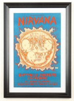 1993 "Nirvana" Oakland Coliseum Custom Framed Concert Poster Display at PristineAuction.com