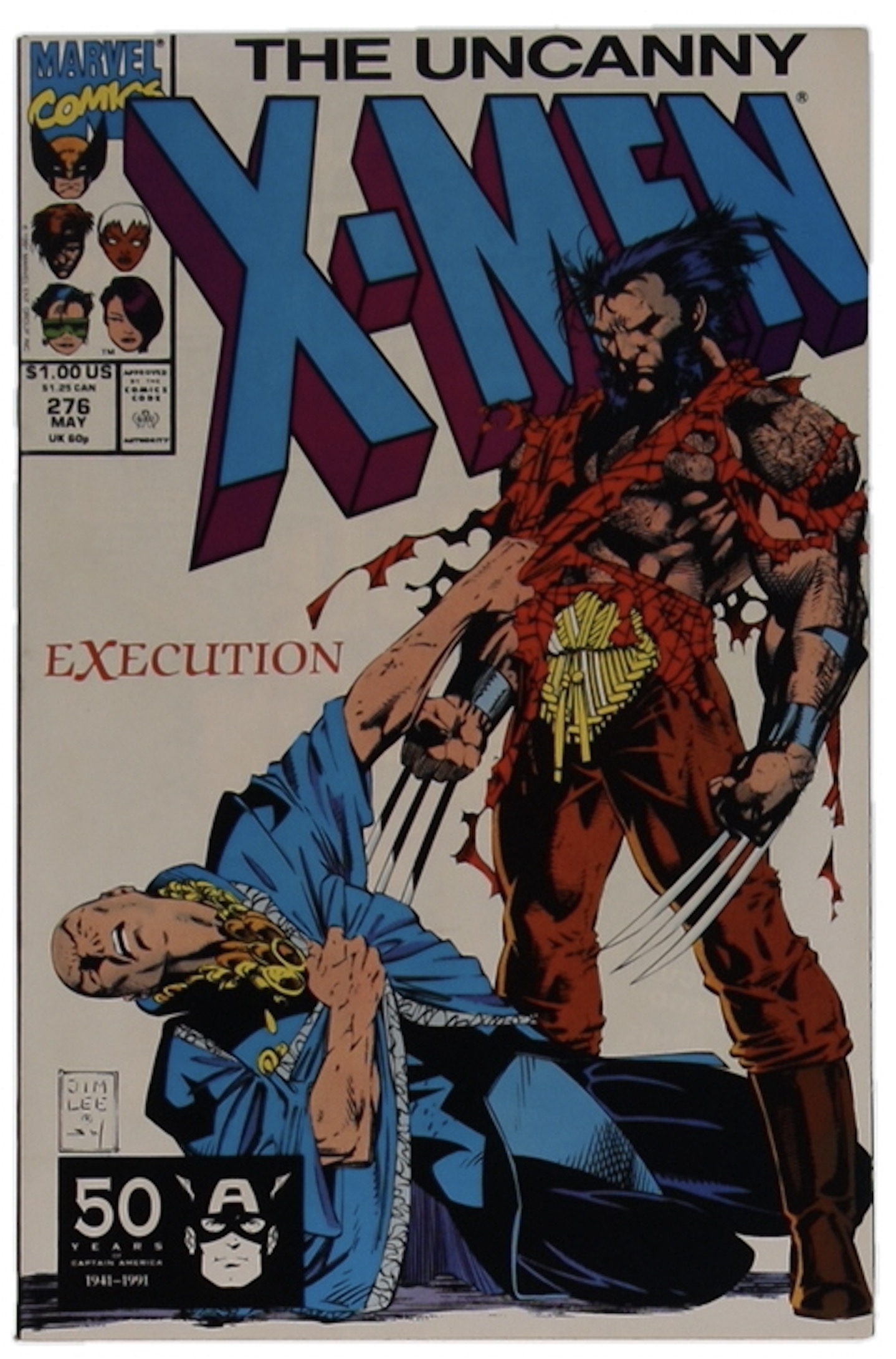 1991 "The Uncanny X-Men" Issue #276 Marvel Comic Book at PristineAuction.com 1991 "The Uncanny X-Men" Issue #276 Marvel Comic Book at PristineAuction.com