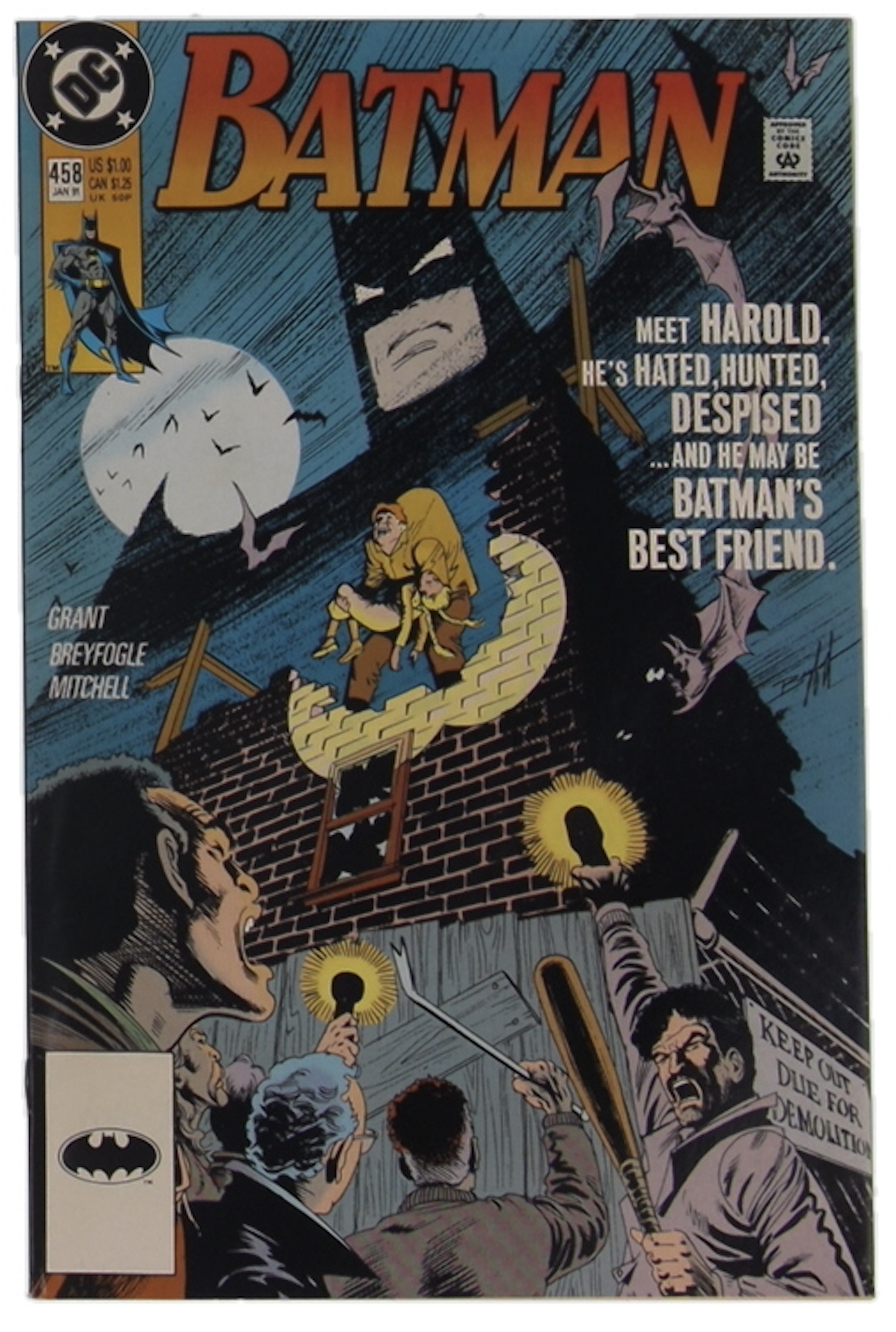 1991 "Batman" Issue #458 DC Comic Book at PristineAuction.com 1991 "Batman" Issue #458 DC Comic Book at PristineAuction.com