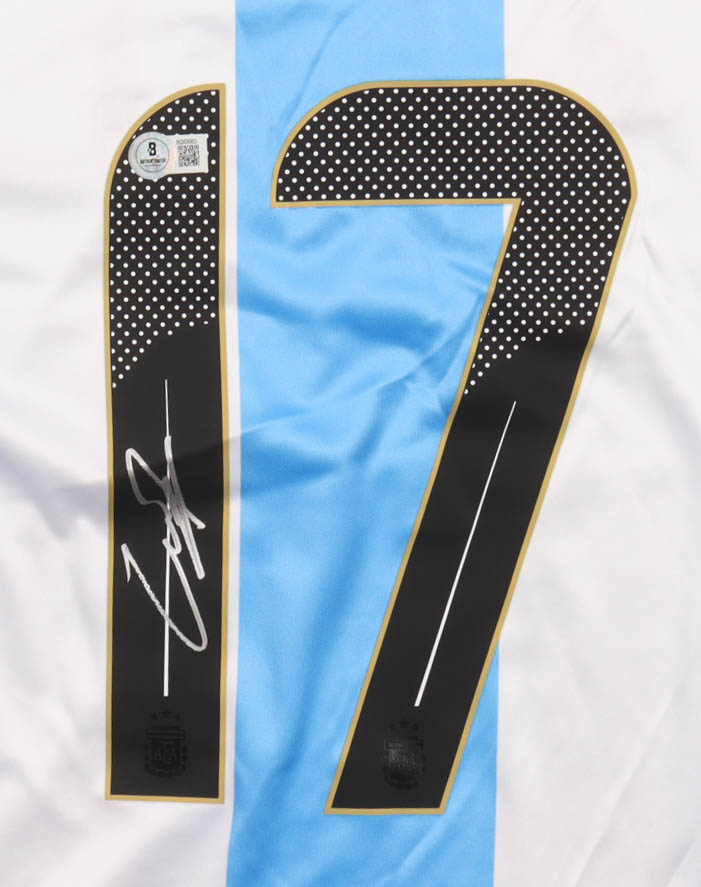 Alejandro Garnacho Signed Argentina Adidas Authentic Jersey (Beckett) at PristineAuction.com Alejandro Garnacho Signed Argentina Adidas Authentic Jersey (Beckett) at PristineAuction.com