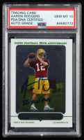 Aaron Rodgers Signed 2005 Topps Chrome #190 RC Inscribed "SB XLV MVP" (PSA | Auto 10) at PristineAuction.com