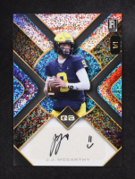J. J. McCarthy 2024 Wild Card Automania American FB Triangle Americana Tri-Color Sparkle #AMATJM #1/1 RC at PristineAuction.com