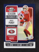 Brock Purdy 2023 Panini Contenders Optic Blue #49 #69/99 at PristineAuction.com