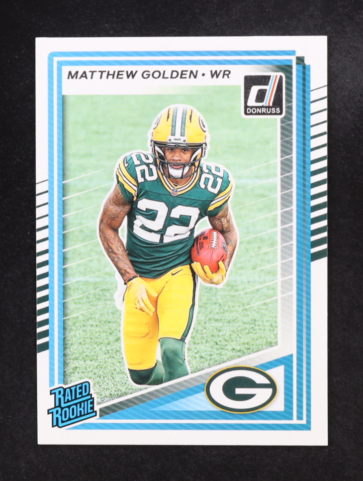 Matthew Golden 2025 Donruss #311 RR RC at PristineAuction.com Matthew Golden 2025 Donruss #311 RR RC at PristineAuction.com