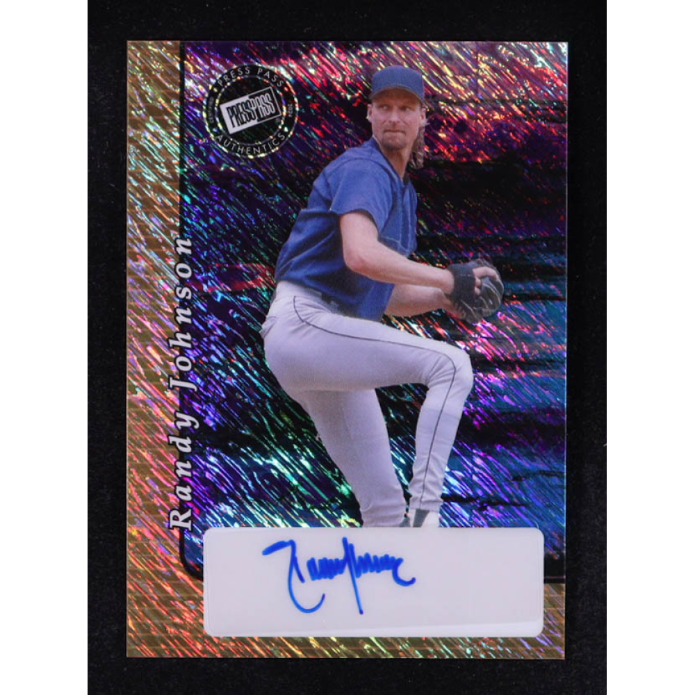 Randy Johnson 2024 Leaf Press Pass Premium Autographs #20A-RJ1 #1/1 at PristineAuction.com