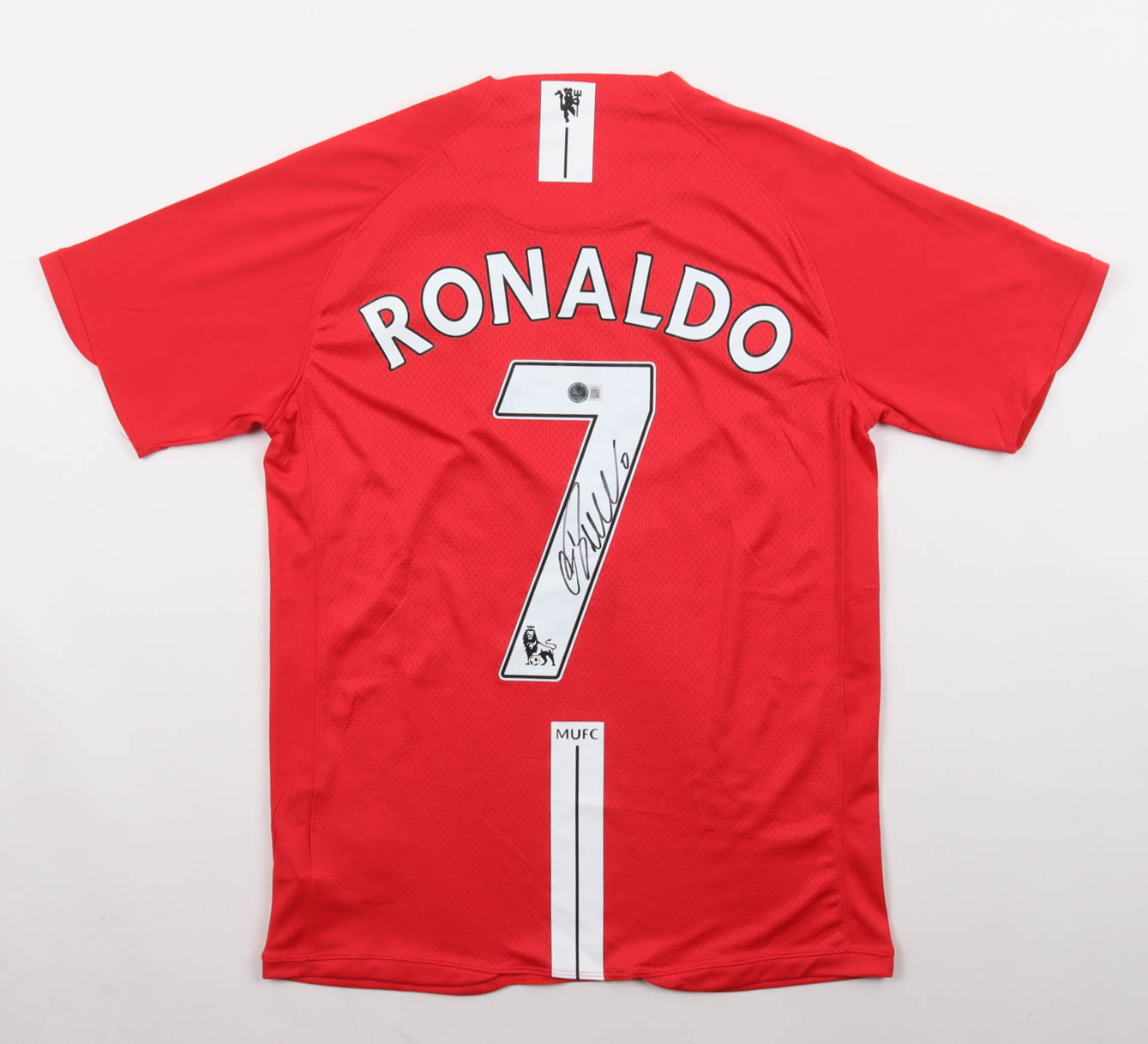 Cristiano Ronaldo Signed Manchester United Nike Authentic Jersey (Beckett) at PristineAuction.com Cristiano Ronaldo Signed Manchester United Nike Authentic Jersey (Beckett) at PristineAuction.com