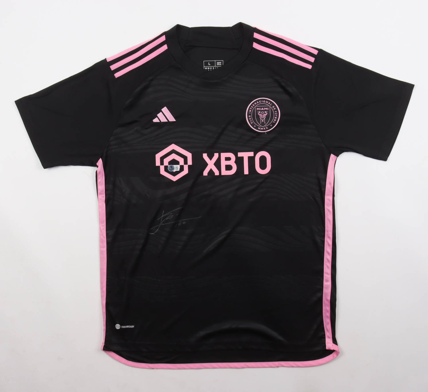 Lionel Messi Signed Inter Miami Adidas Authentic Jersey Inscribed "Leo" (Beckett) at PristineAuction.com Lionel Messi Signed Inter Miami Adidas Authentic Jersey Inscribed "Leo" (Beckett) at PristineAuction.com