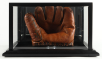 Ted Williams Signed Vintage Glove With Display Case (JSA) at PristineAuction.com