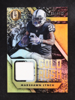 Marshawn Lynch 2018 Panini Gold Standard Gold Rush Materials #7 #069/125 at PristineAuction.com