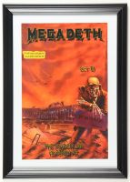 1986 "Megadeth" Mason Jar Phoenix, AZ Custom Framed Concert Poster Display at PristineAuction.com